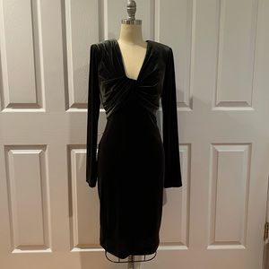 NWT Badgley Mischka Velvet Dress